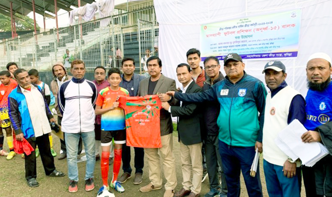 কুমিল্লায় মাসব্যাপী ফুটবল প্রশিক্ষণের উদ্বোধন
